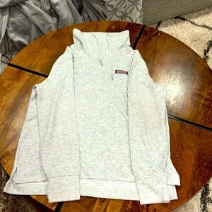 A vineyard vines turtleneck sweater in light, gray and discontinued